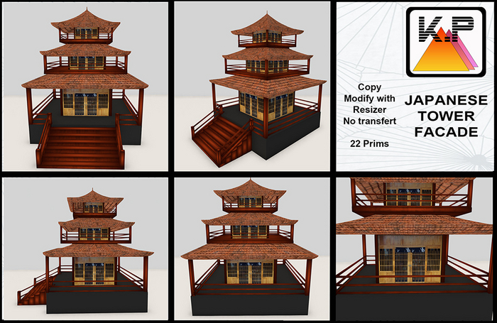 JAPANESE  Tower  facade