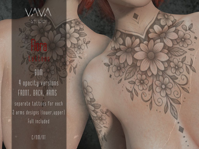 VAVA - Flora BOM tattoos