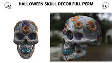 [NE] halloween skull decor Full perm