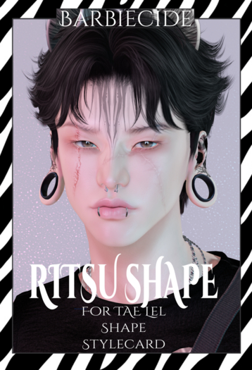 Barbiecide - Ritsu Shape&Stylecard For Tae Head Lel