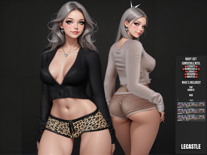 [LECASTLE] Roxy Set,Legacy,Bombshell,LaraX,Reborn,Waifu