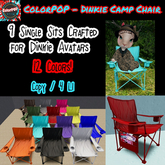 ColorPOP - Dinkie Camp Chair Box (ADD to Unpack)