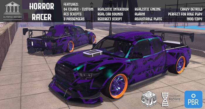 NEW! Olympus Motors | Horror Racer *GTFO & MyStory Scripted*