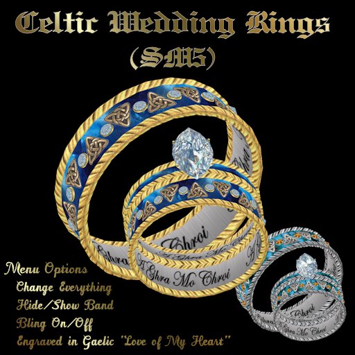Celtic Wedding Rings (SM5)