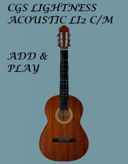 CGS ACOUSTIC LIGHTNESS GUITAR ADD & PLAY LI2 BOXED