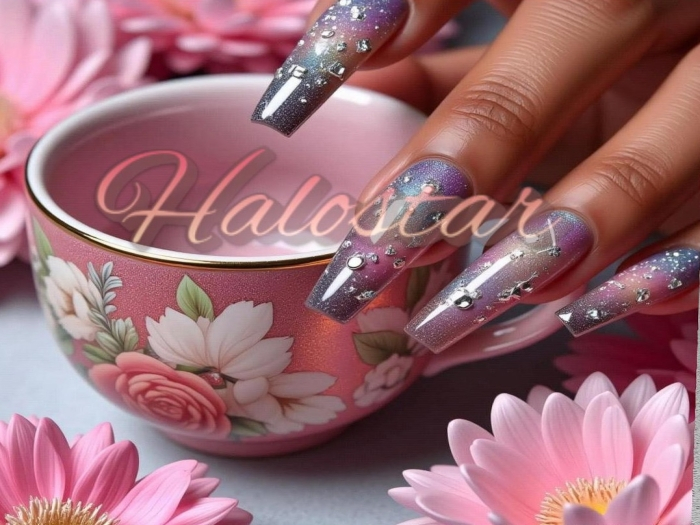 MIXED PINK NAILS