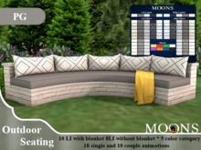 *MOONS* Cozy Outdoor seating - PG