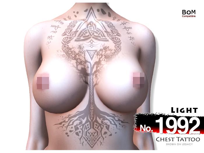 (Chest Tattoo) No.1992 Light