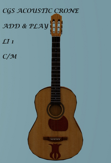 CGS ACOUSTIC CRONE GUITAR ADD & PLAY LI1 BOXED