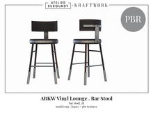 ABKW Vinyl Lounge . Bar Stool (Add Me)