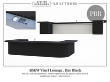 ABKW Vinyl Lounge . Bar Black (Add Me)