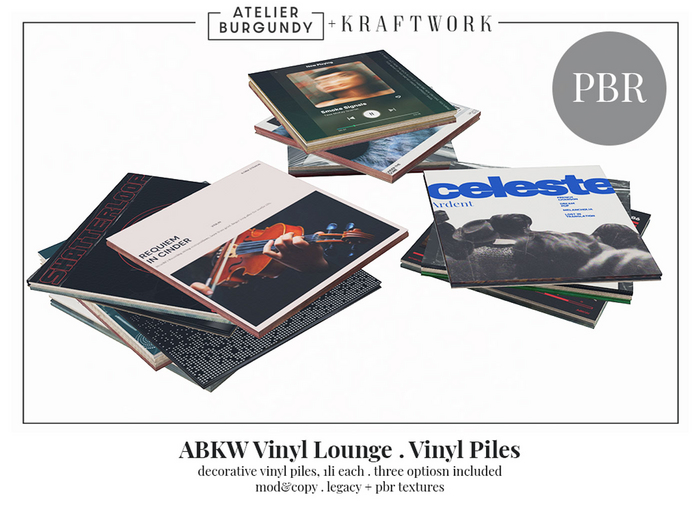 ABKW Vinyl Lounge . Vinyl Piles (Add Me)