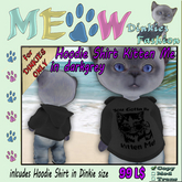 *MEOW* HoodieShirt KittenMe darkgrey (rez)