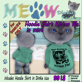 *MEOW* HoodieShirt KittenMe mint (rez)