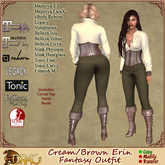 [Drac] Erin Fantasy Adventurer - Cream/Brown  ... Legacy, Lara X, Reborn, Tonic, Belleza, Fitmesh