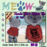 *MEOW* HoodieShirt KittenMe red (rez)