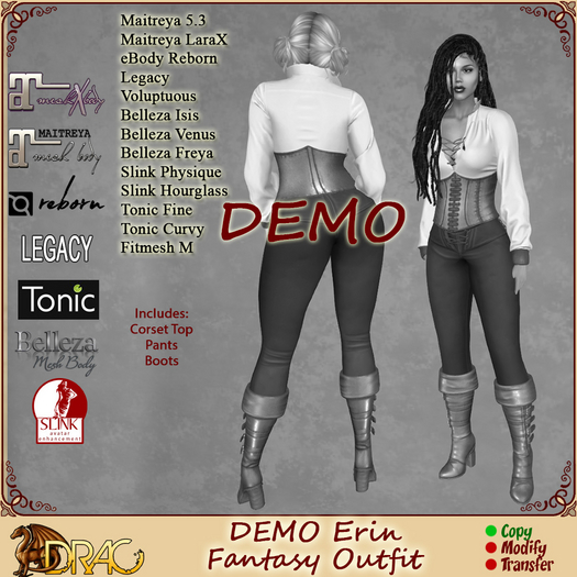[Drac] Erin Outfit DEMO