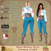 [Drac] Erin Fantasy Adventurer - Blue/Brown  ... Legacy, Lara X, Reborn, Tonic, Belleza, Fitmesh
