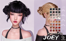 [monso] Joey Hair /Black & Red