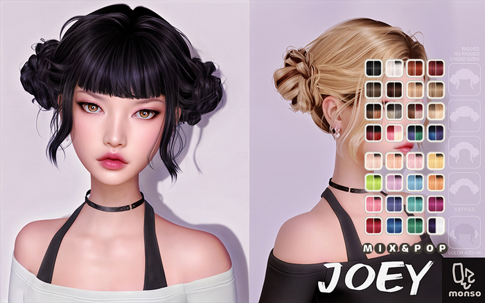 [monso] Joey Hair /Mix & Pop