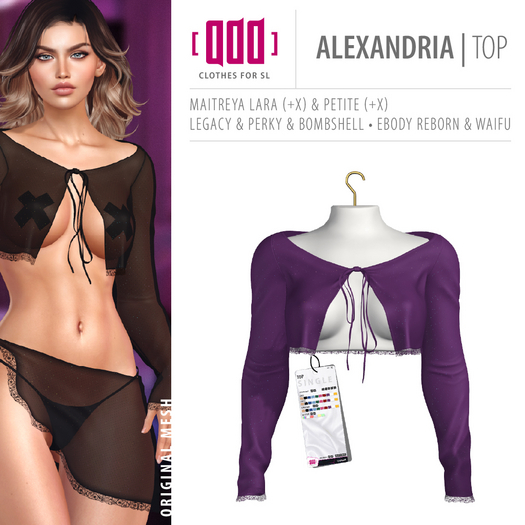 [ADD] Alexandria Top - Violet