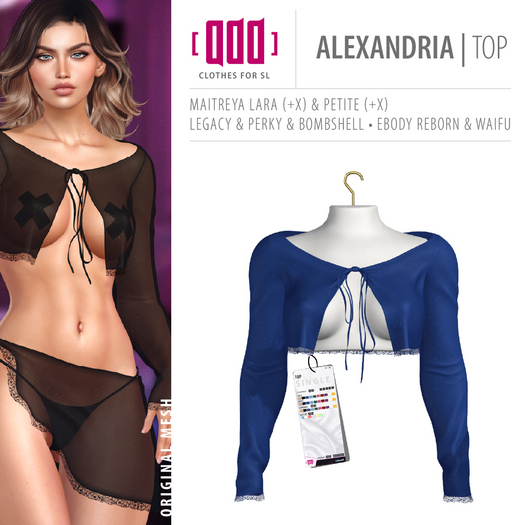 [ADD] Alexandria Top - Blue