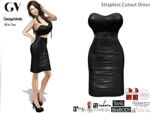 GV21794 Strapless Cutout Dress