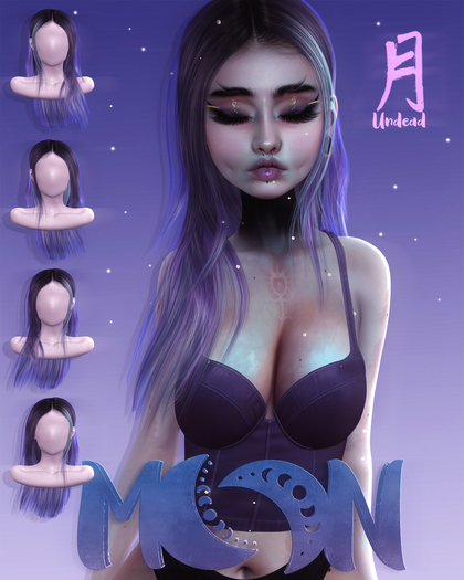 Moon. Hair // - FatPack - Undead