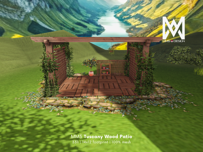 MM5 Tuscany Wood Patio