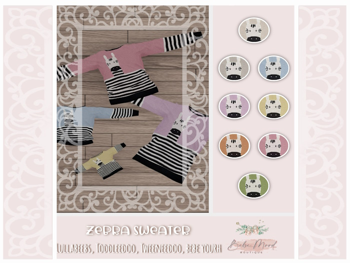 - B.M - Zebra Sweater