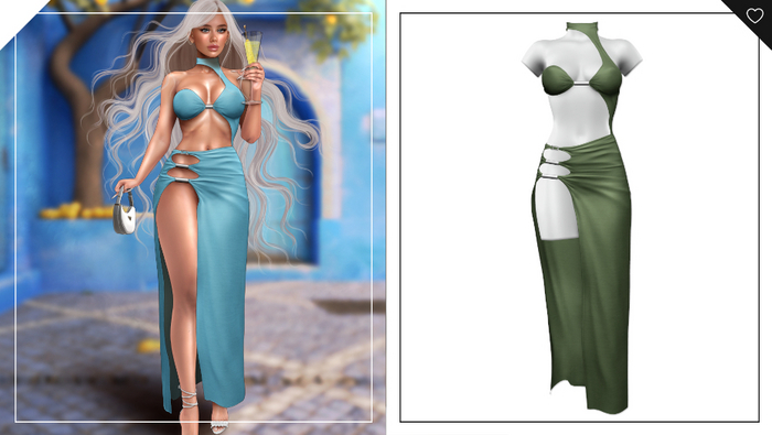 Havoc . Roxanna Dress . Army