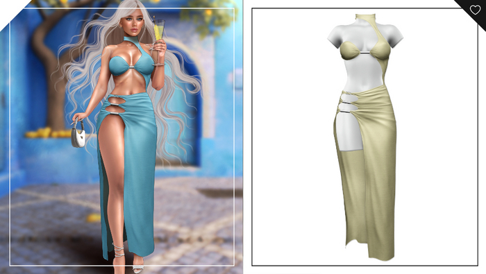 Havoc . Roxanna Dress . Basil