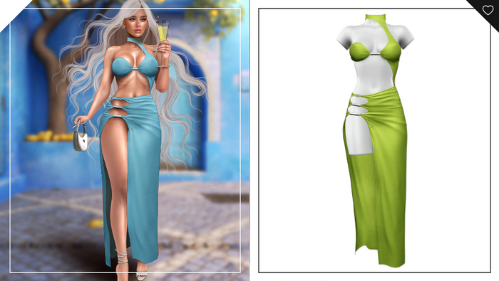 Havoc . Roxanna Dress . Citron