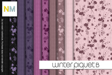 Winter Piquet Fabric B Textures NM