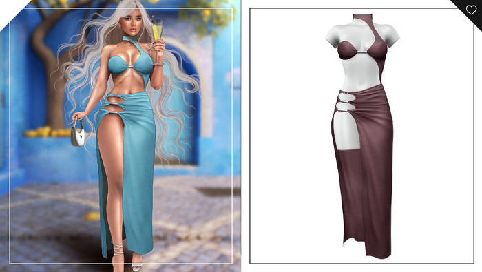 Havoc . Roxanna Dress . Dusk