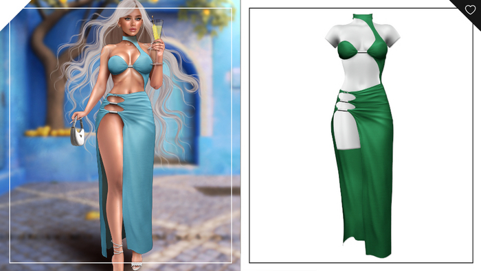 Havoc . Roxanna Dress . Forest