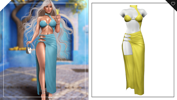 Havoc . Roxanna Dress . Leaf