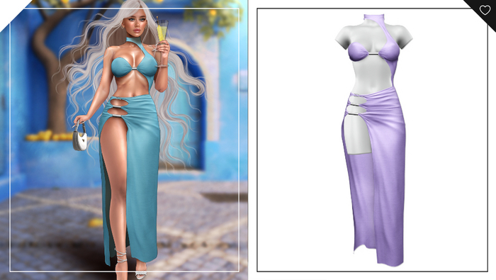 Havoc . Roxanna Dress . Lilac