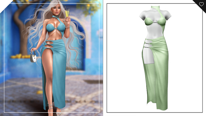 Havoc . Roxanna Dress . Mint