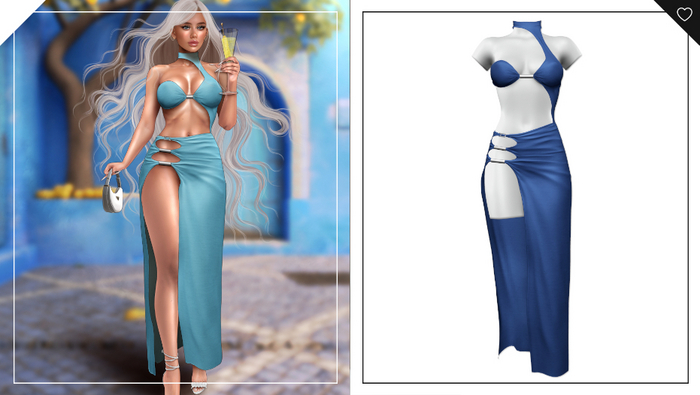 Havoc . Roxanna Dress . Navy