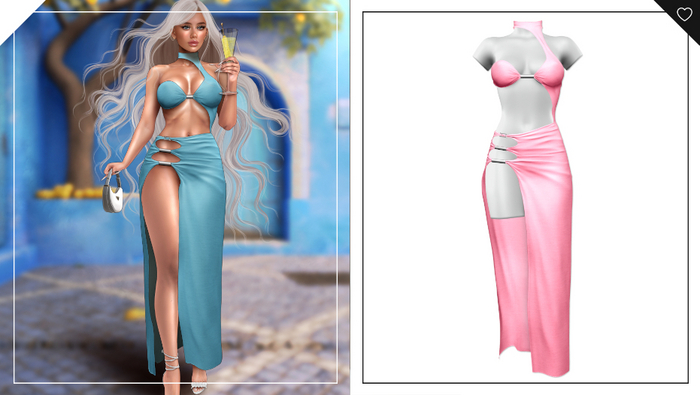 Havoc . Roxanna Dress . Pink