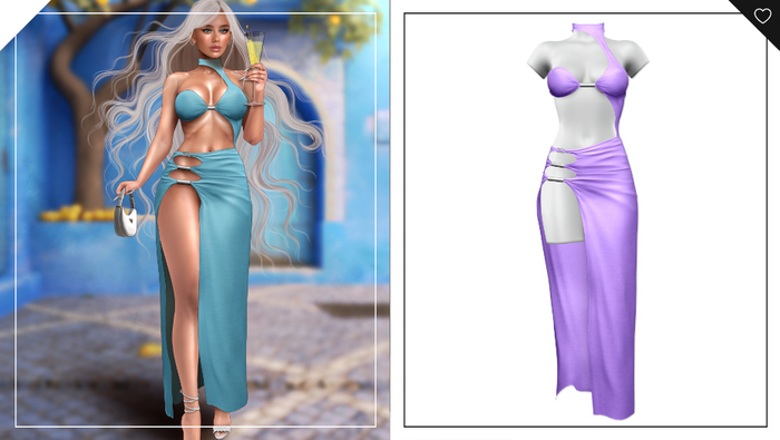 Havoc . Roxanna Dress . Purple