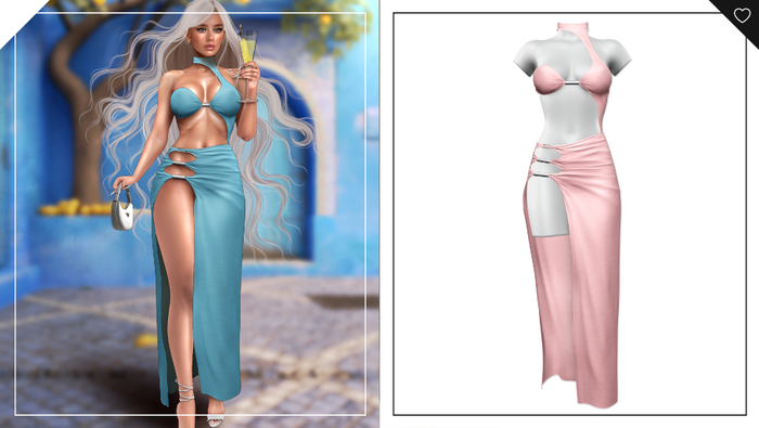 Havoc . Roxanna Dress . Rose