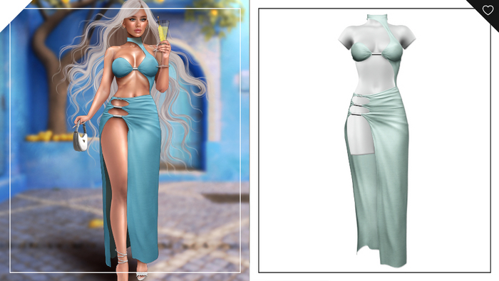 Havoc . Roxanna Dress . Sage