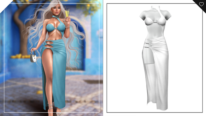 Havoc . Roxanna Dress . White