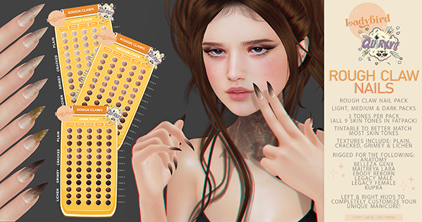 Ladybird x Quirky // Rough Claws - Dark Pack