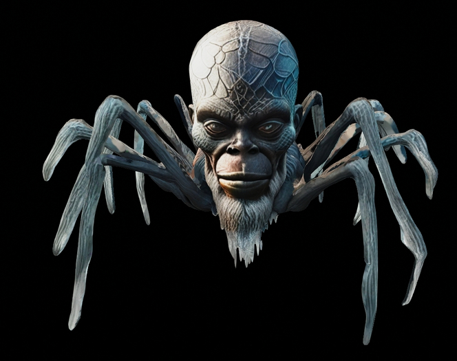 spider head copy mod 7 li  2,5 metrs high