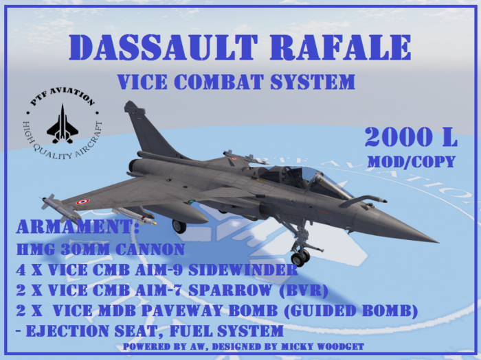 PTF Dassault Rafale  V 1