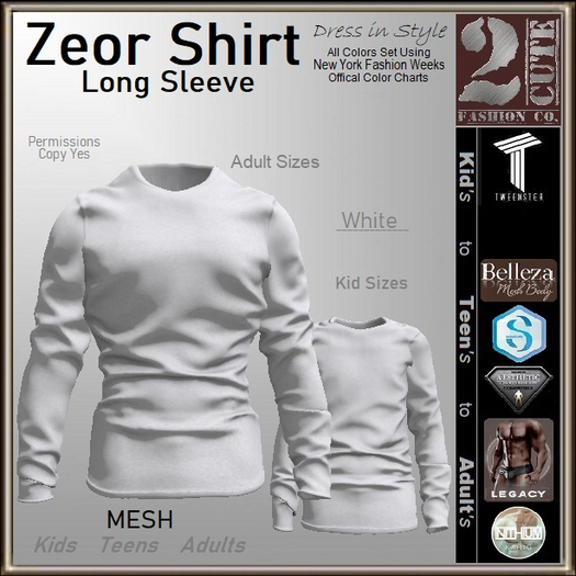 Zeor Shirt [2cute] White