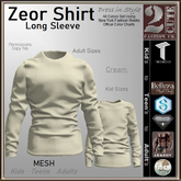 Zeor Shirt [2cute] Cream -